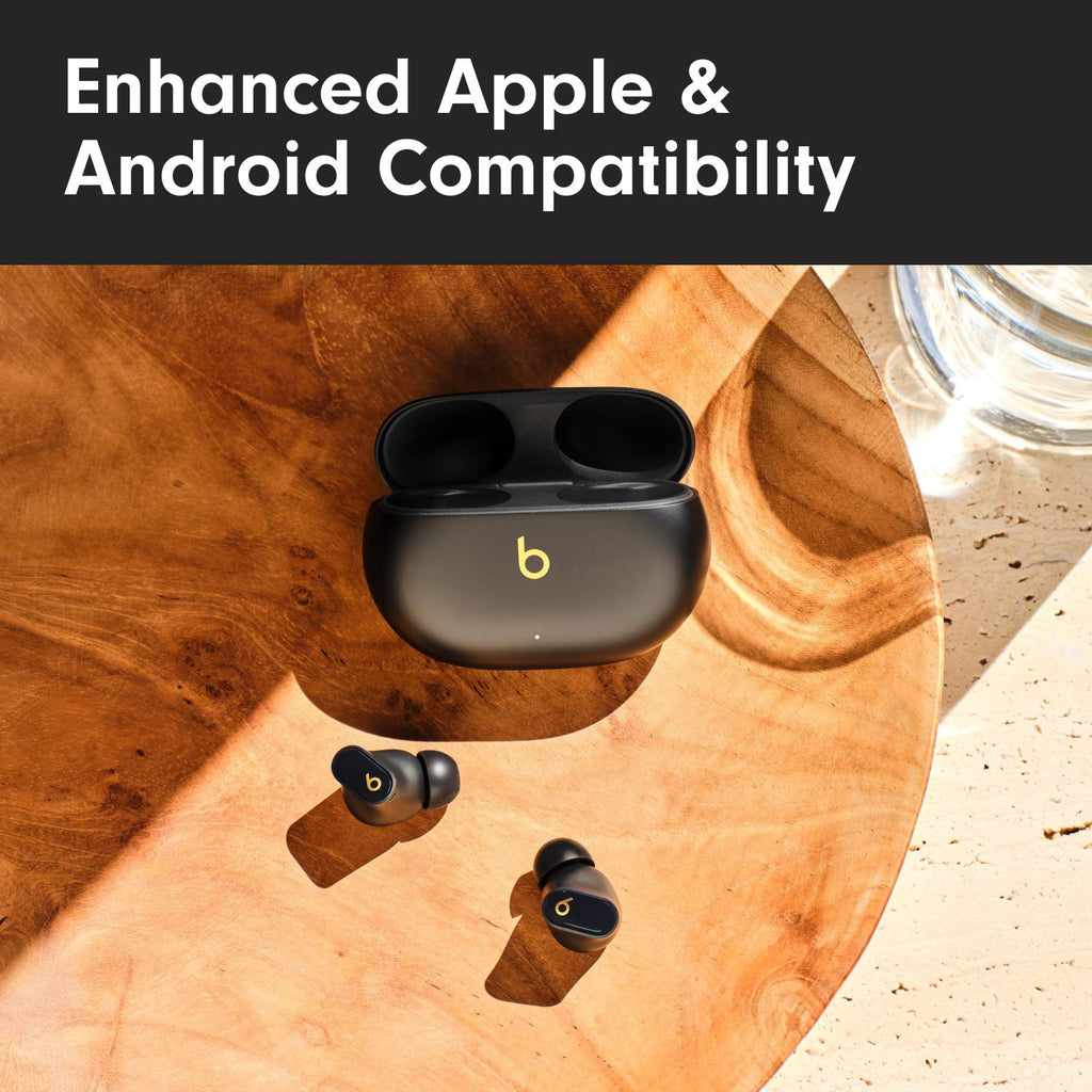 BEATS Studio Buds + Wireless Bluetooth Noise-Cancelling Earbuds - Black
