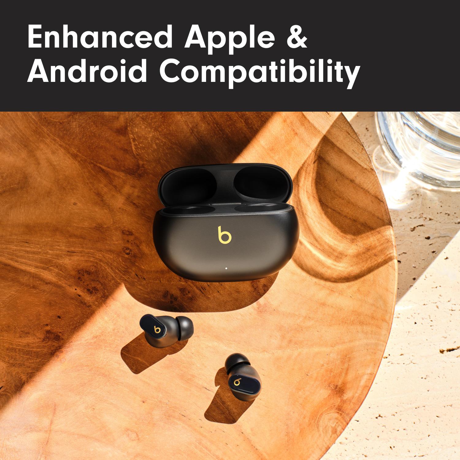 BEATS Studio Buds + Wireless Bluetooth Noise-Cancelling Earbuds - Black