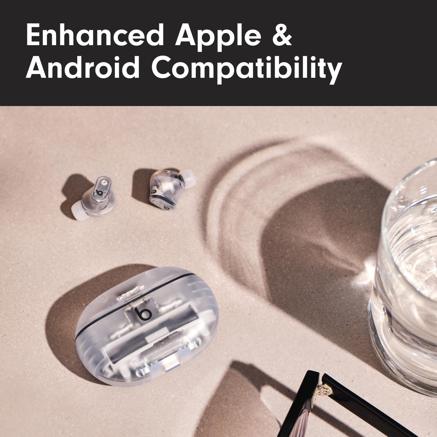 Auriculares inalámbricos BEATS Studio Buds + con Bluetooth y cancelación de ruido - Transparente
