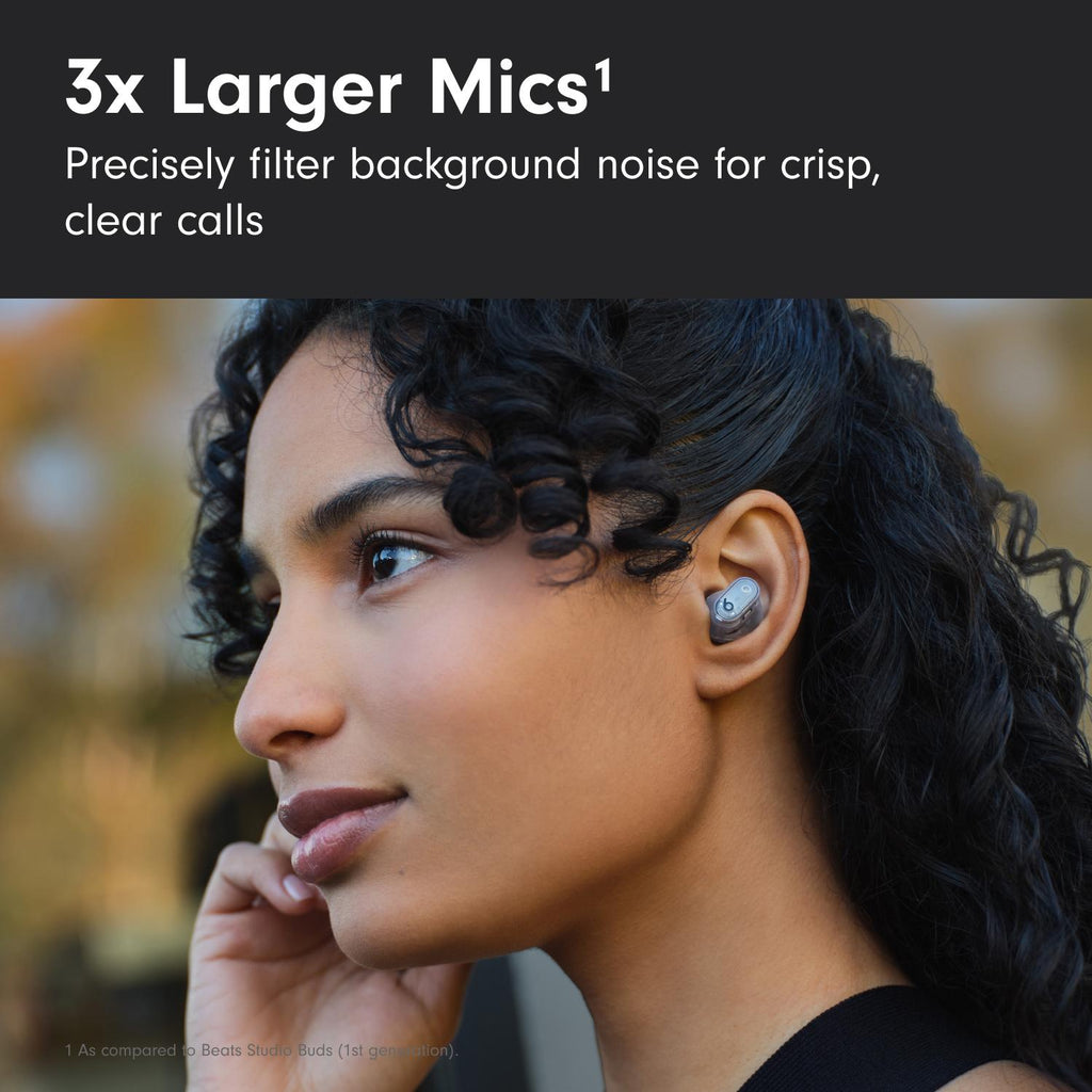 Auriculares inalámbricos BEATS Studio Buds + con Bluetooth y cancelación de ruido - Transparente