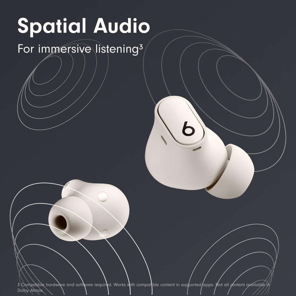 BEATS Studio Buds + Wireless Bluetooth Noise-Cancelling Earbuds - White
