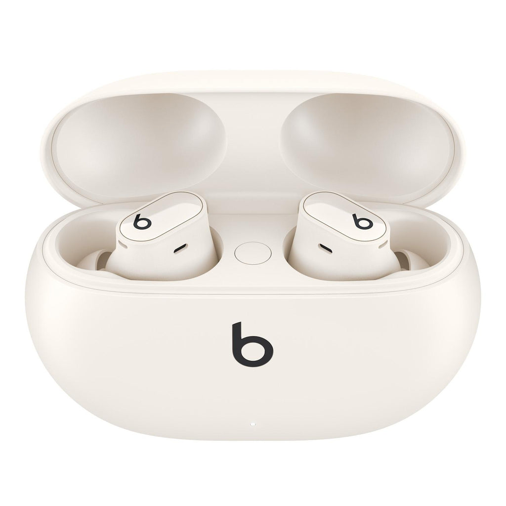 BEATS Studio Buds + Wireless Bluetooth Noise-Cancelling Earbuds - White