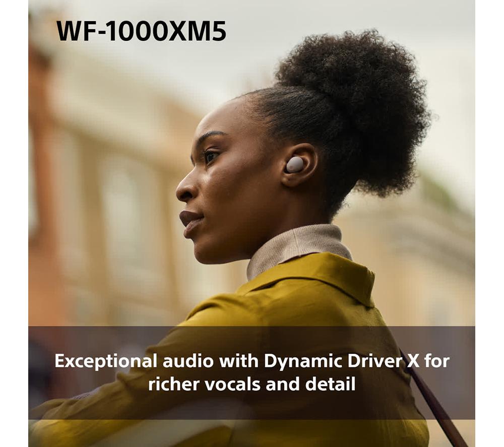 Auriculares internos inalámbricos con Bluetooth y cancelación de ruido Sony WF-1000XM5 - Rosa Ahumado