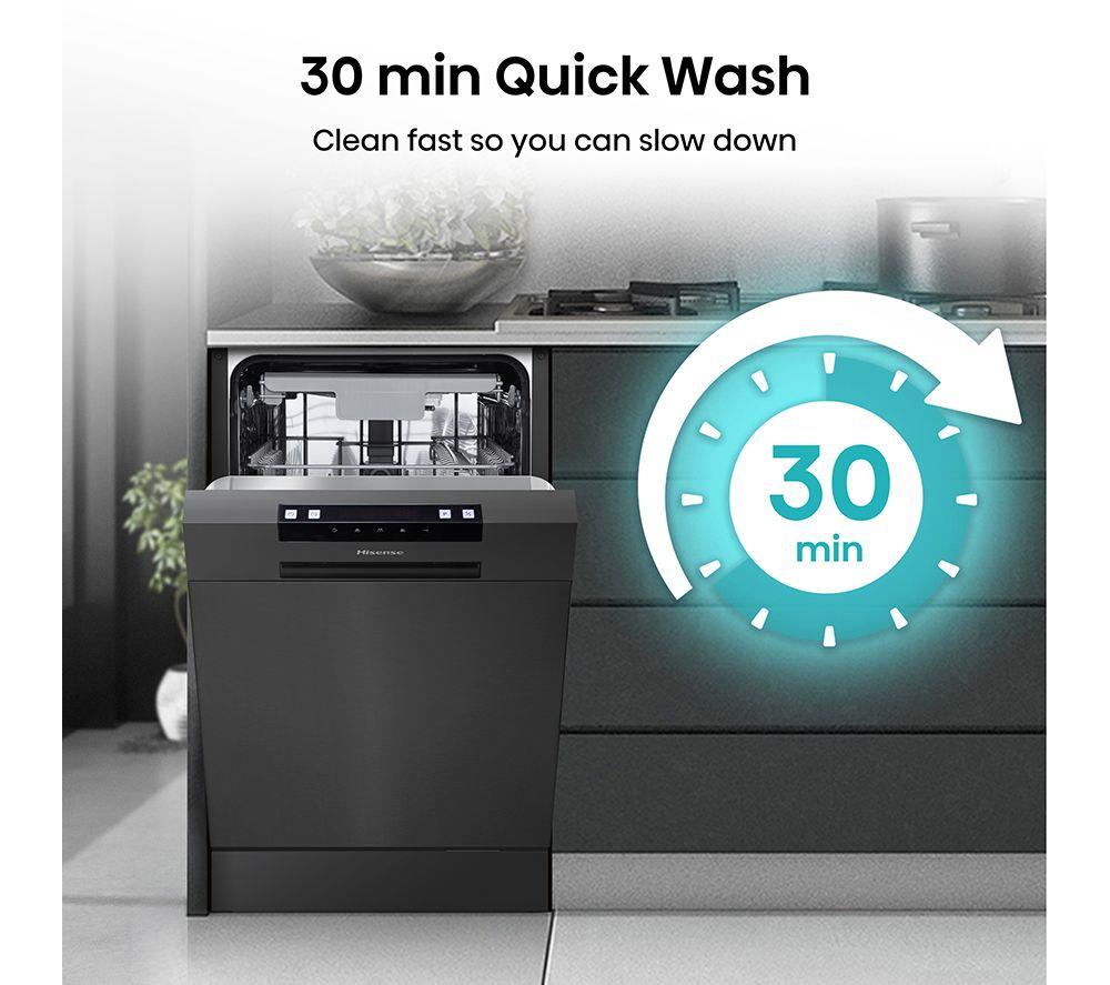 Lavavajillas de encimera HISENSE HS523E15BUK - Negro
