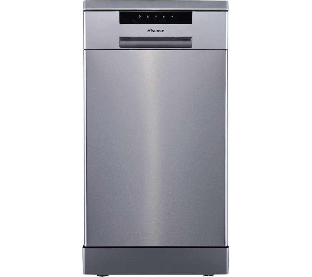 HISENSE HS523E15XUK Slimline-Geschirrspüler – Edelstahl