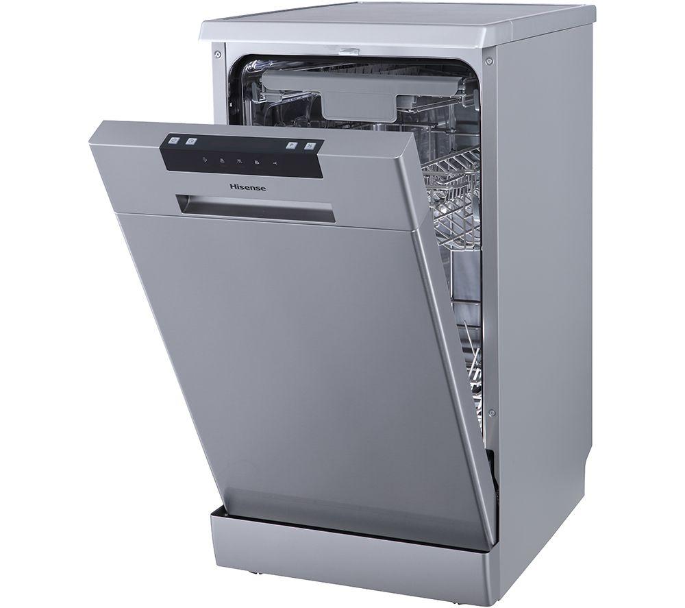 HISENSE HS523E15XUK Slimline-Geschirrspüler – Edelstahl