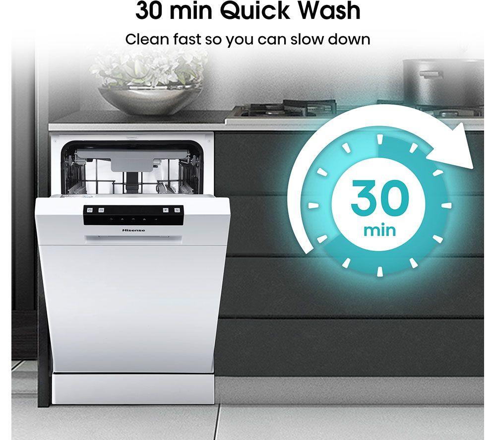 Lavavajillas HISENSE HS523E15WUK Slimline - Blanco