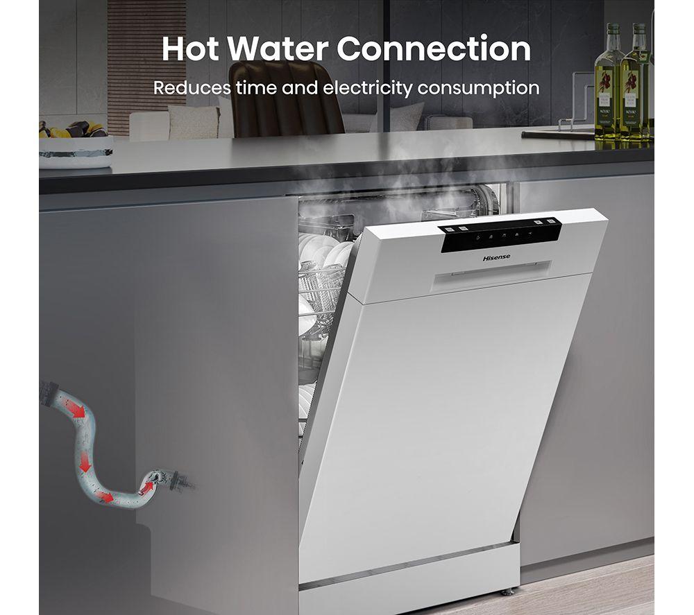 Lavavajillas HISENSE HS523E15WUK Slimline - Blanco