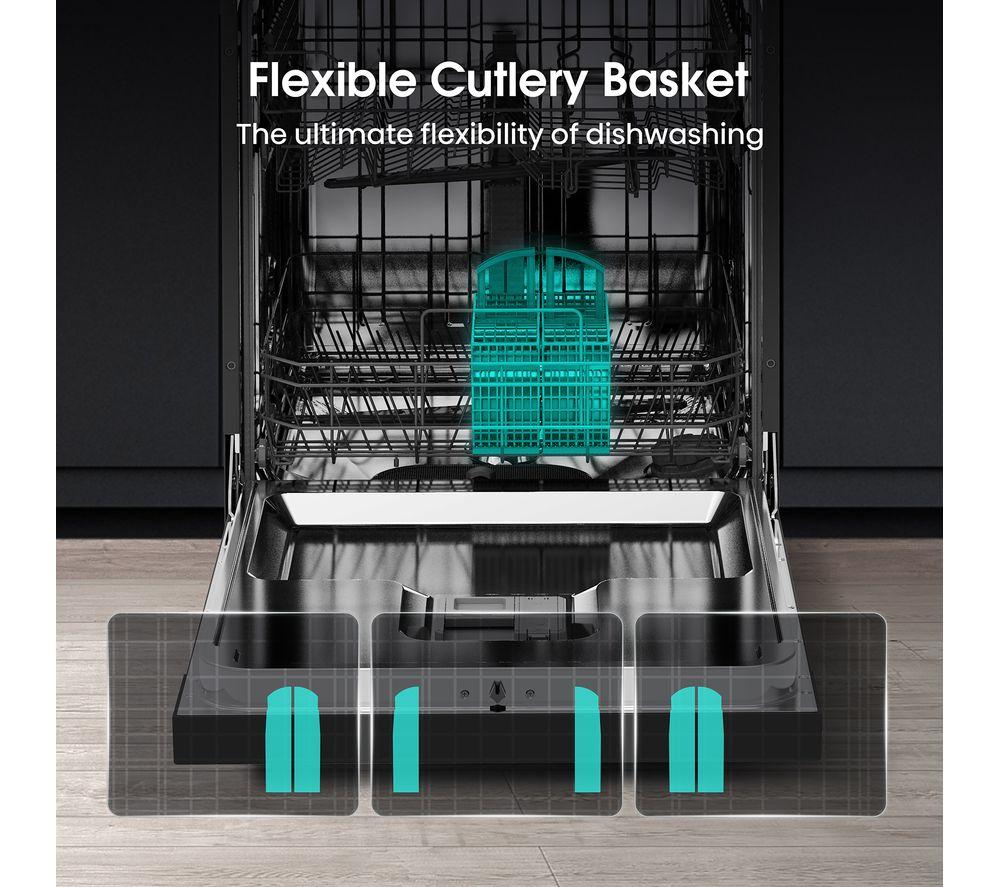 Lavavajillas de tamaño estándar HISENSE HS622E90BUK - Negro