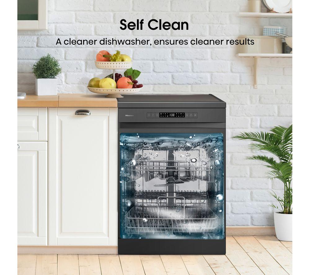 Lavavajillas de tamaño estándar HISENSE HS622E90BUK - Negro