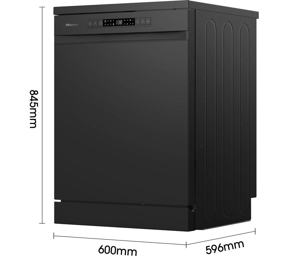 Lavavajillas de tamaño estándar HISENSE HS622E90BUK - Negro