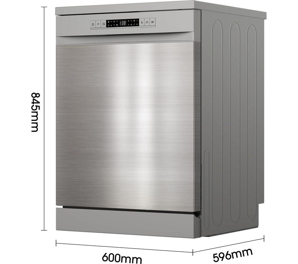 HISENSE HS622E90XUK Full-size Dishwasher - Stainless Steel