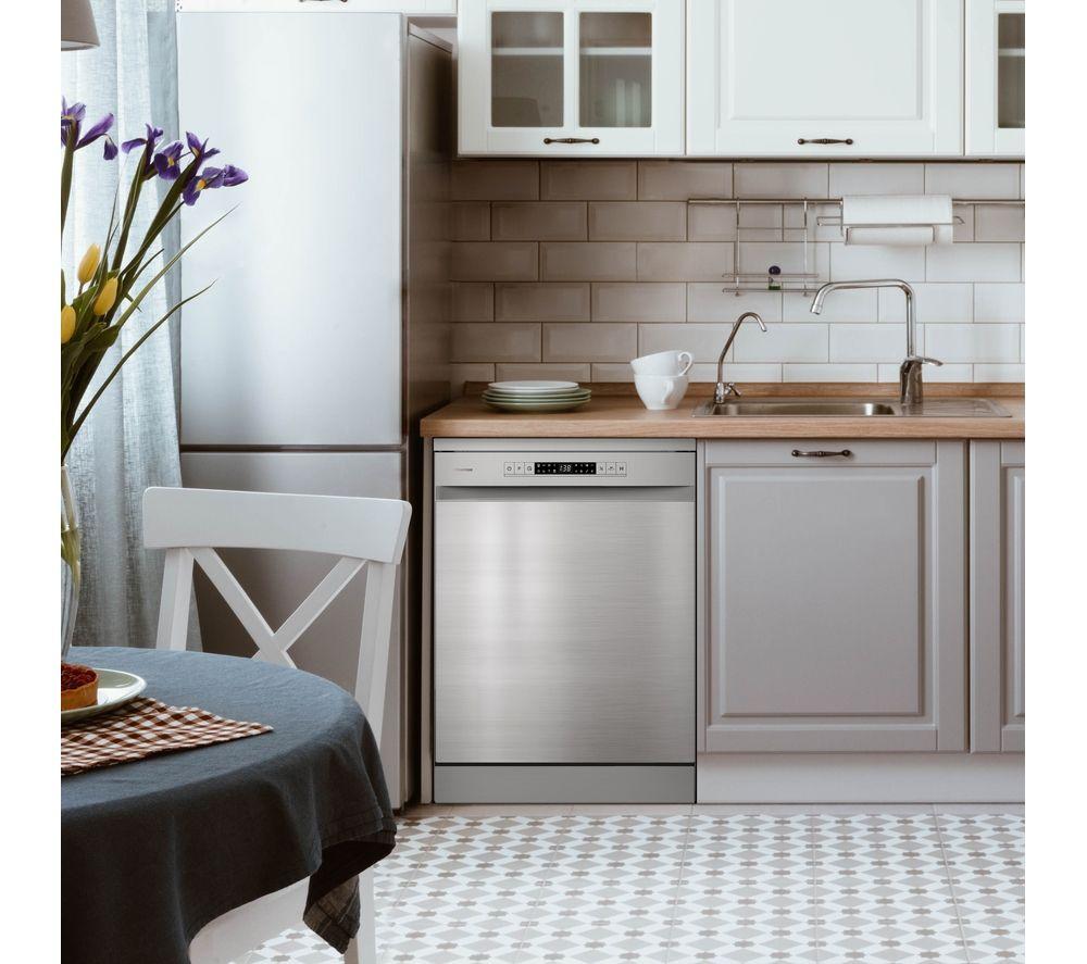 HISENSE HS622E90XUK Full-size Dishwasher - Stainless Steel