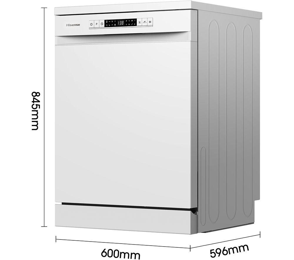 Lavavajillas HISENSE HS622E90WUK de tamaño completo - Blanco