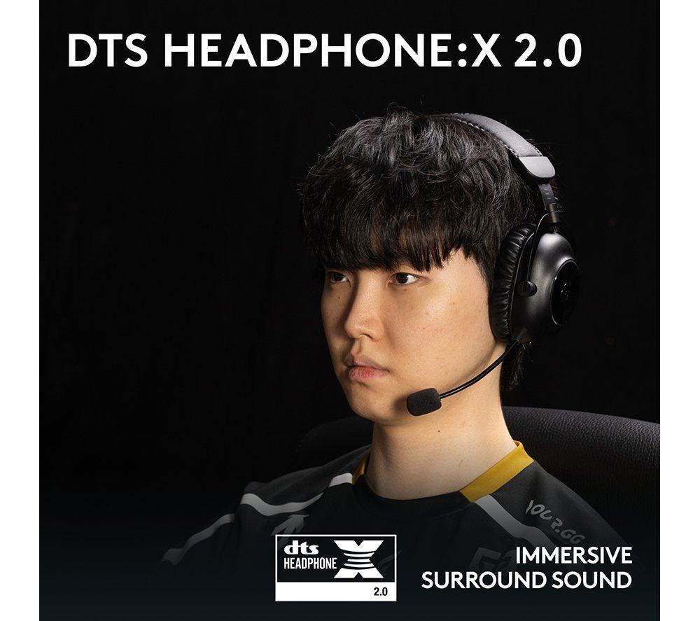 LOGITECH PRO X 2 Graphene Driver LIGHTSPEED Wireless 7.1 Gaming Headset - Black