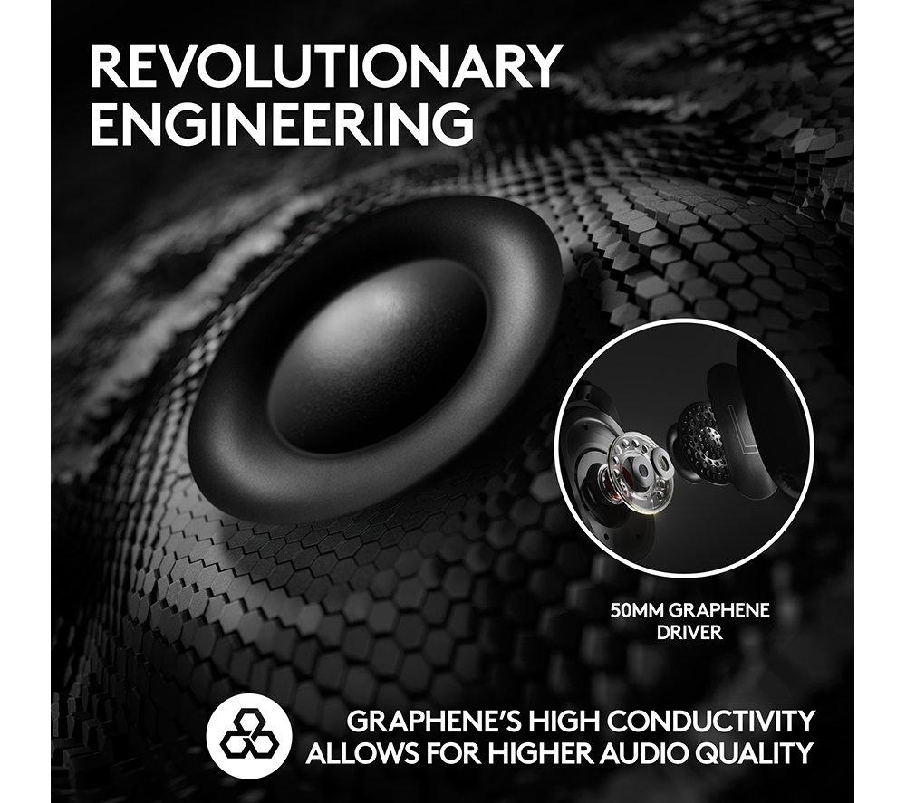 LOGITECH PRO X 2 Graphene Driver LIGHTSPEED Wireless 7.1 Gaming Headset – Weiß