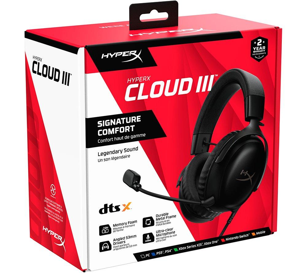 HYPERX Cloud III Wired Gaming Headset Black