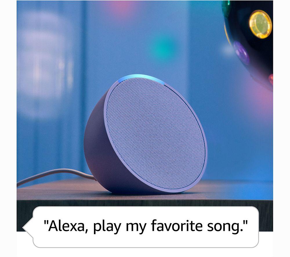 AMAZON Echo Pop (1st Gen) Smart Speaker with Alexa - Charcoal