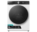 HISENSE 5S Series Auto Dosing WF5S1245BW WiFi-enabled 12 kg 1400 Spin Washing Machine - White