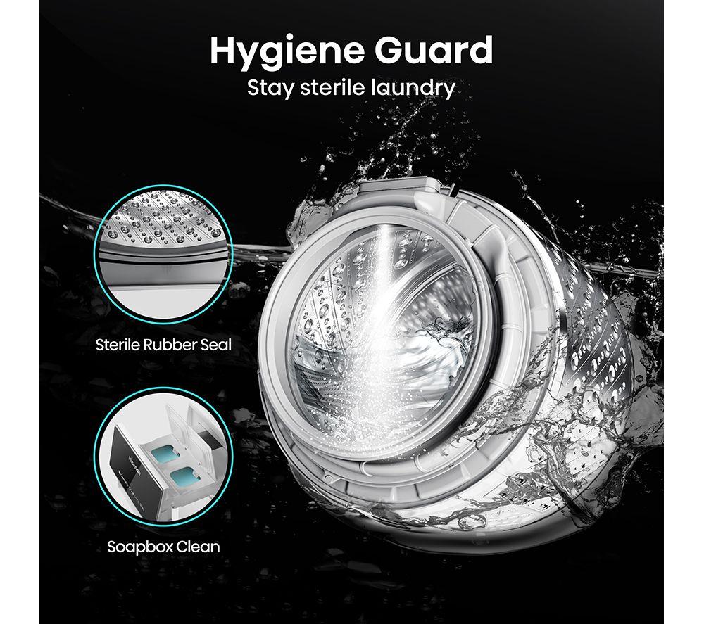 Lavadora Hisense Serie 5S Auto Dosificación WF5S1245BW con WiFi, 12 kg y 1400 rpm - Blanca