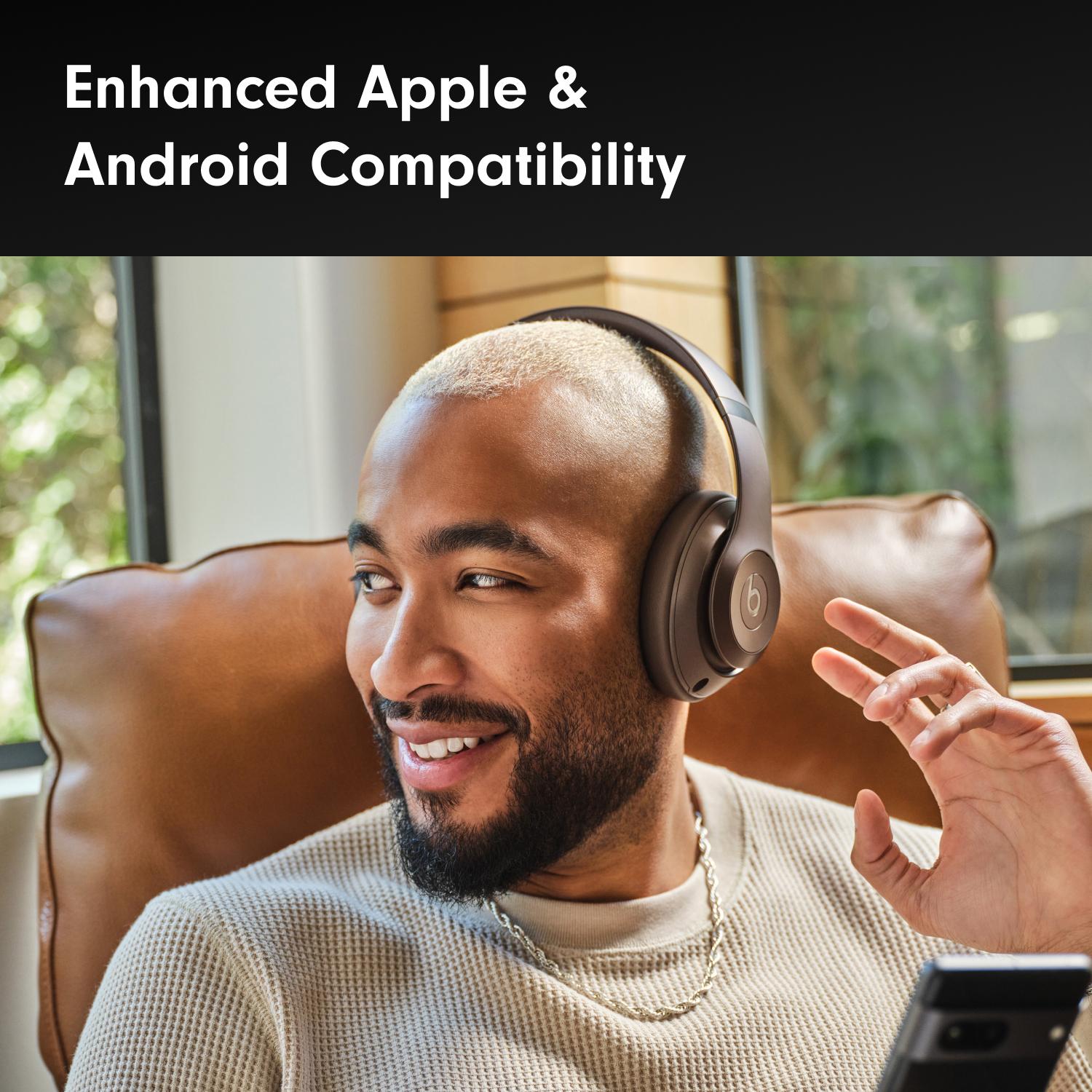Audífonos Bluetooth inalámbricos con cancelación de ruido Beats Studio Pro - Marrón oscuro