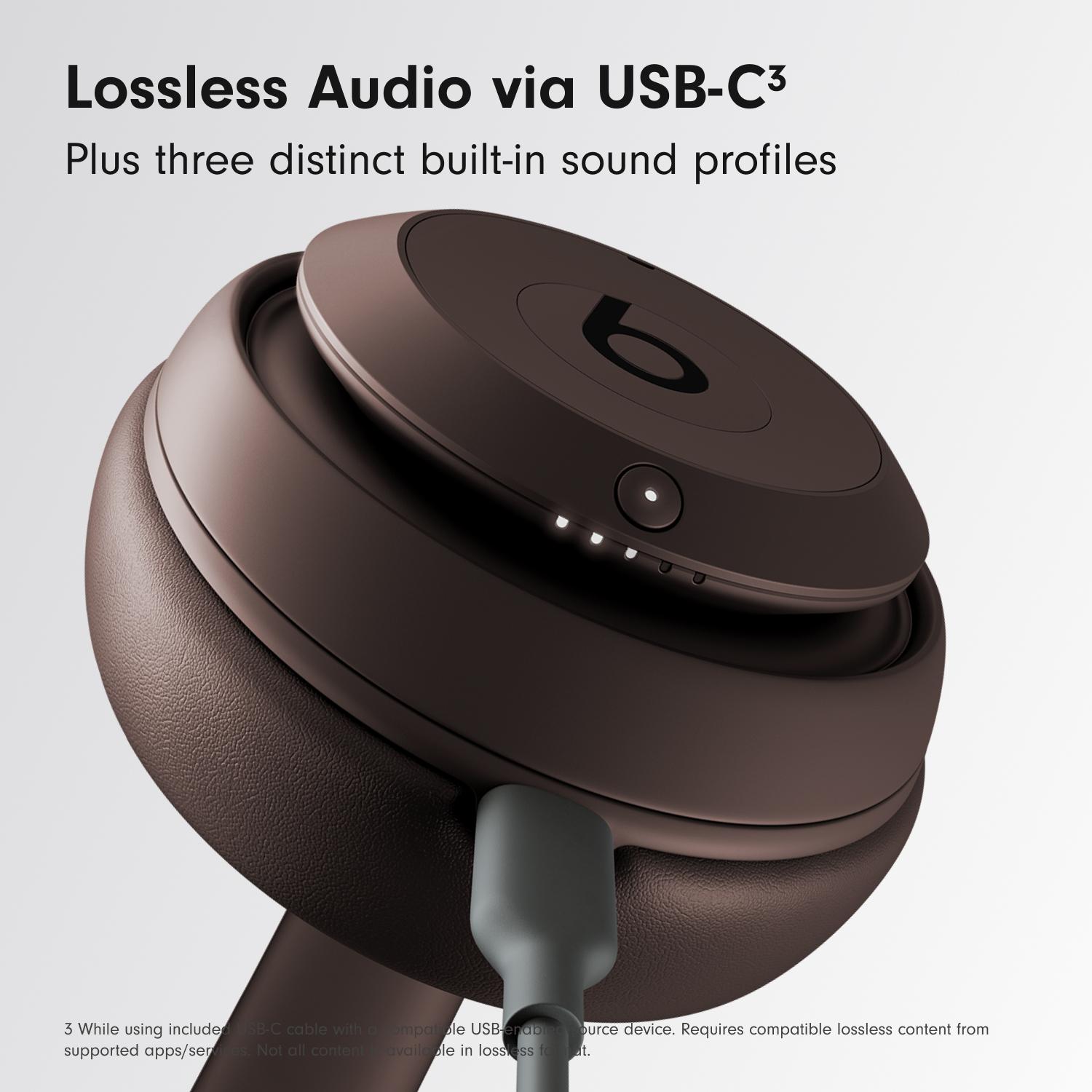Audífonos Bluetooth inalámbricos con cancelación de ruido Beats Studio Pro - Marrón oscuro
