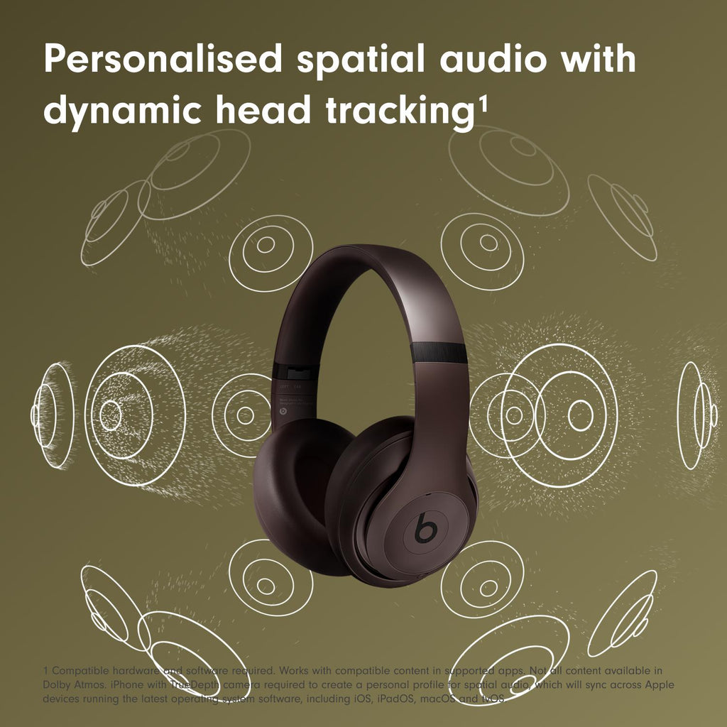 Audífonos Bluetooth inalámbricos con cancelación de ruido Beats Studio Pro - Marrón oscuro