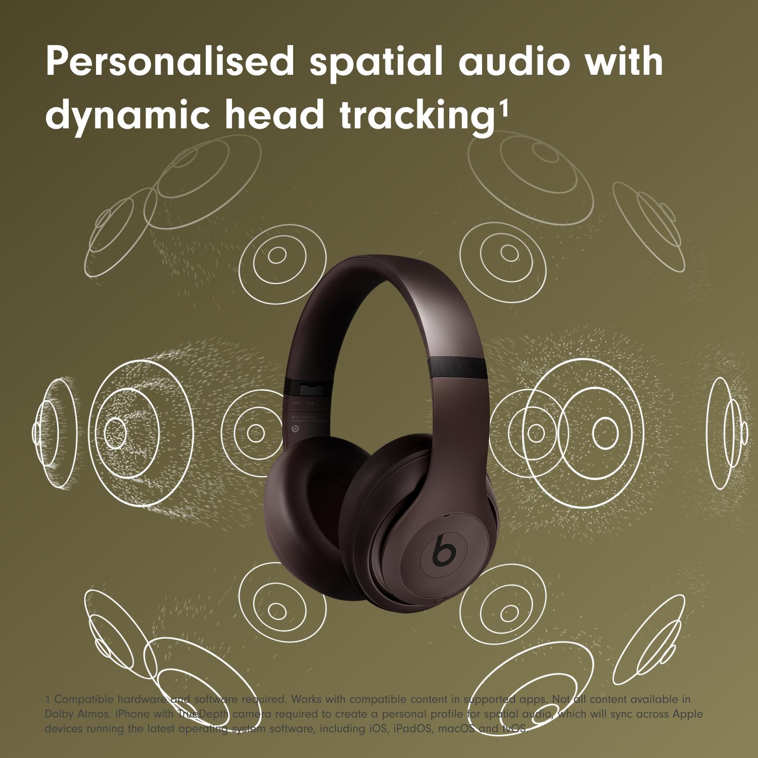Audífonos Bluetooth inalámbricos con cancelación de ruido Beats Studio Pro - Marrón oscuro