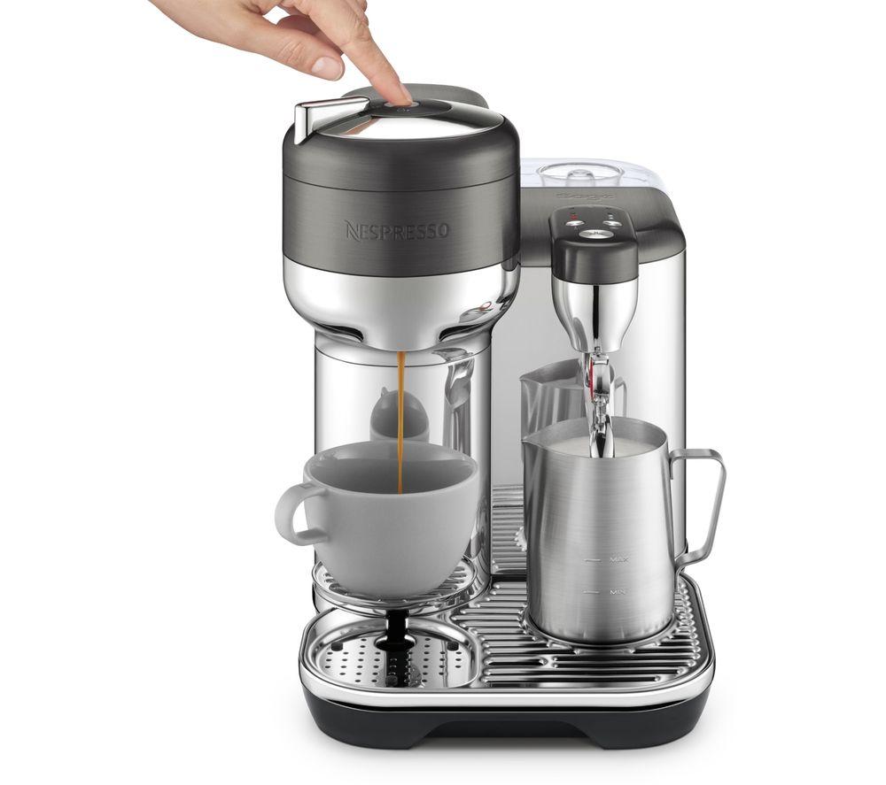 Nespresso by Sage Vertuo Creatista SVE850BST4GUK1 Smart Kaffeemaschine – Schwarz & Edelstahl