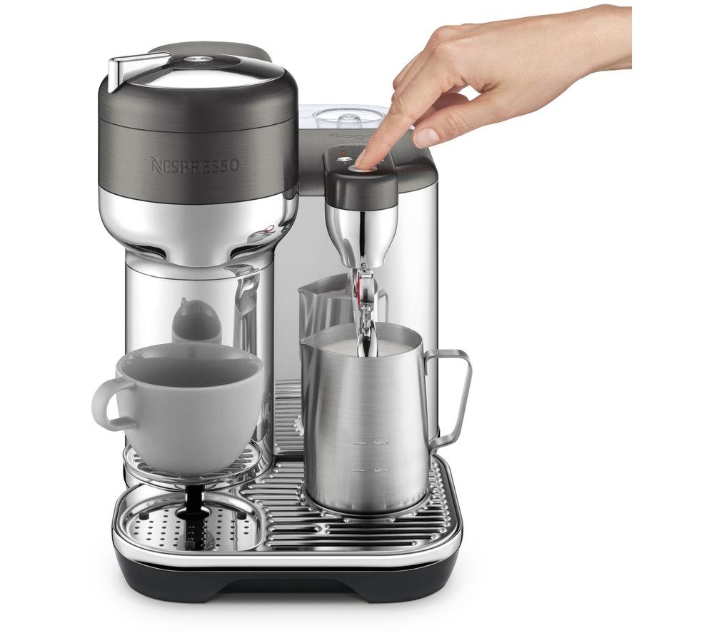 Nespresso by Sage Vertuo Creatista SVE850BST4GUK1 Smart Kaffeemaschine – Schwarz & Edelstahl