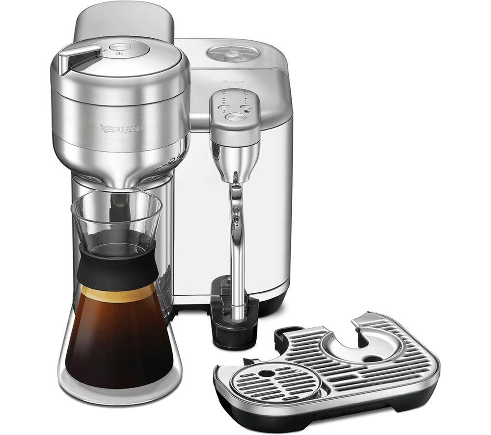 Nespresso by Sage Vertuo Creatista SVE850BST4GUK1 Smart Kaffeemaschine – Schwarz & Edelstahl