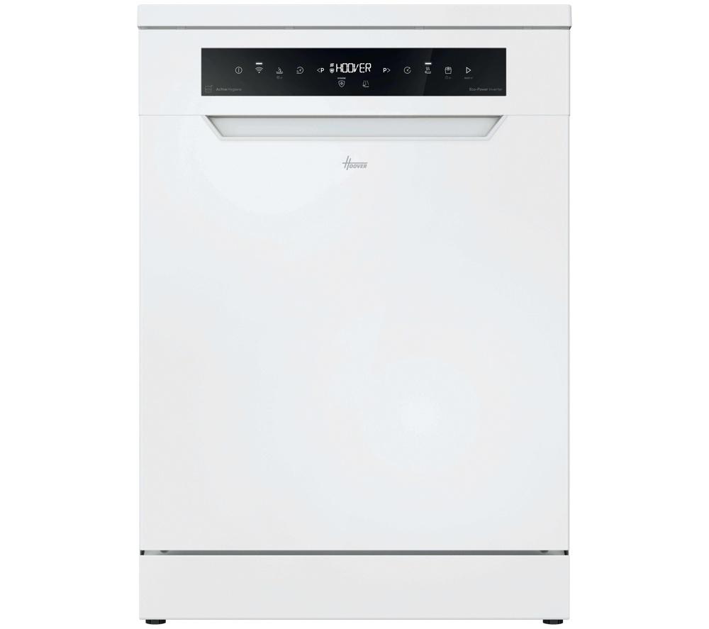 HOOVER H-Dish 600 H6F 6B4S1PWUK-80 Full-size WiFi-enabled Dishwasher - White