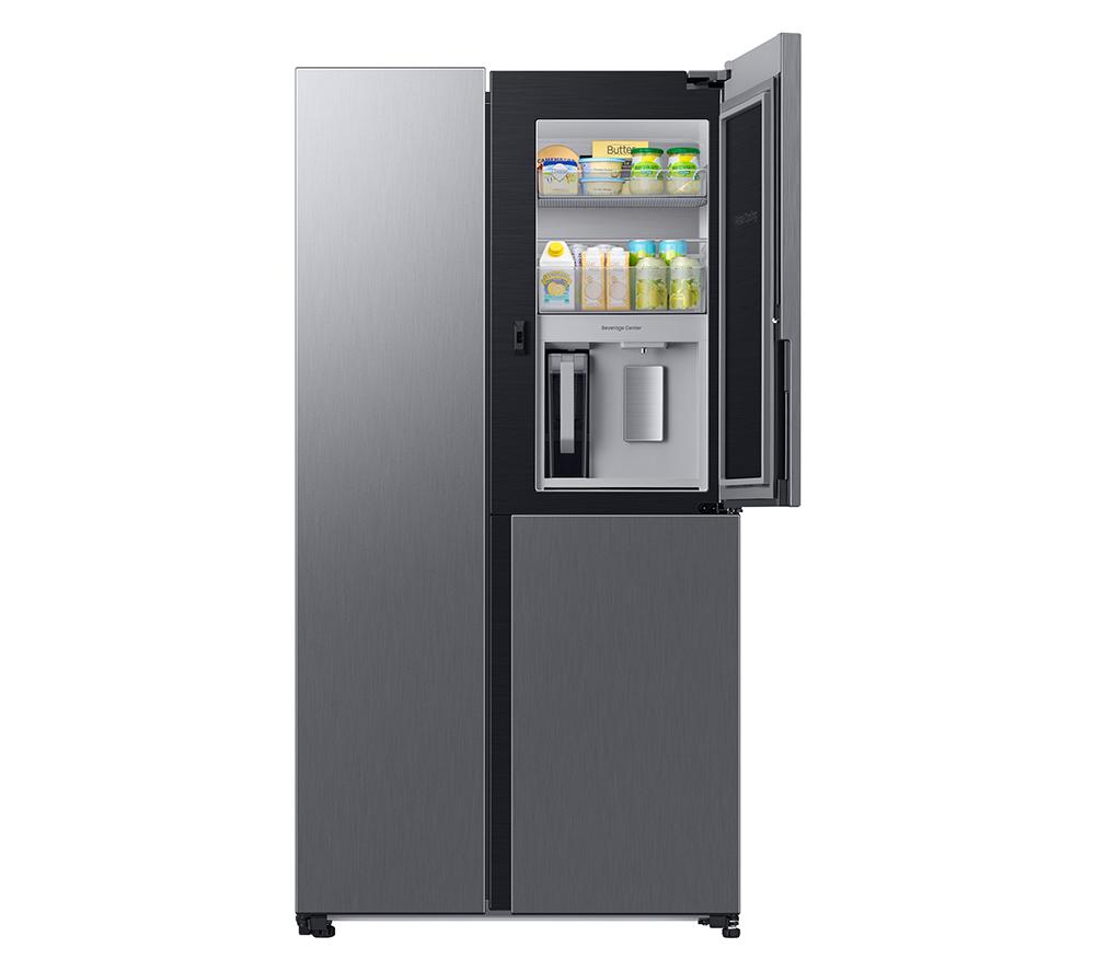 SAMSUNG Series 9 Beverage Center RH69CG895DS9EU American-Style Smart Fridge Freezer - Silver