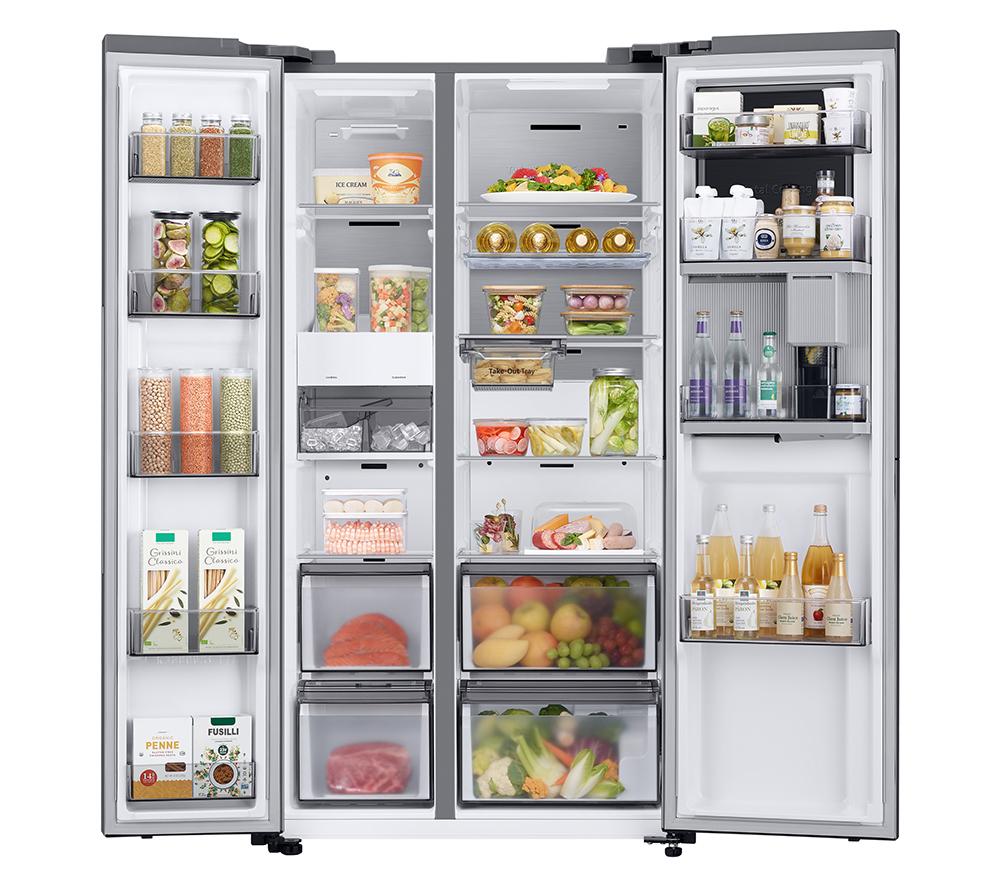 SAMSUNG Series 9 Beverage Center RH69CG895DS9EU Frigorífico americano inteligente con congelador - Plata