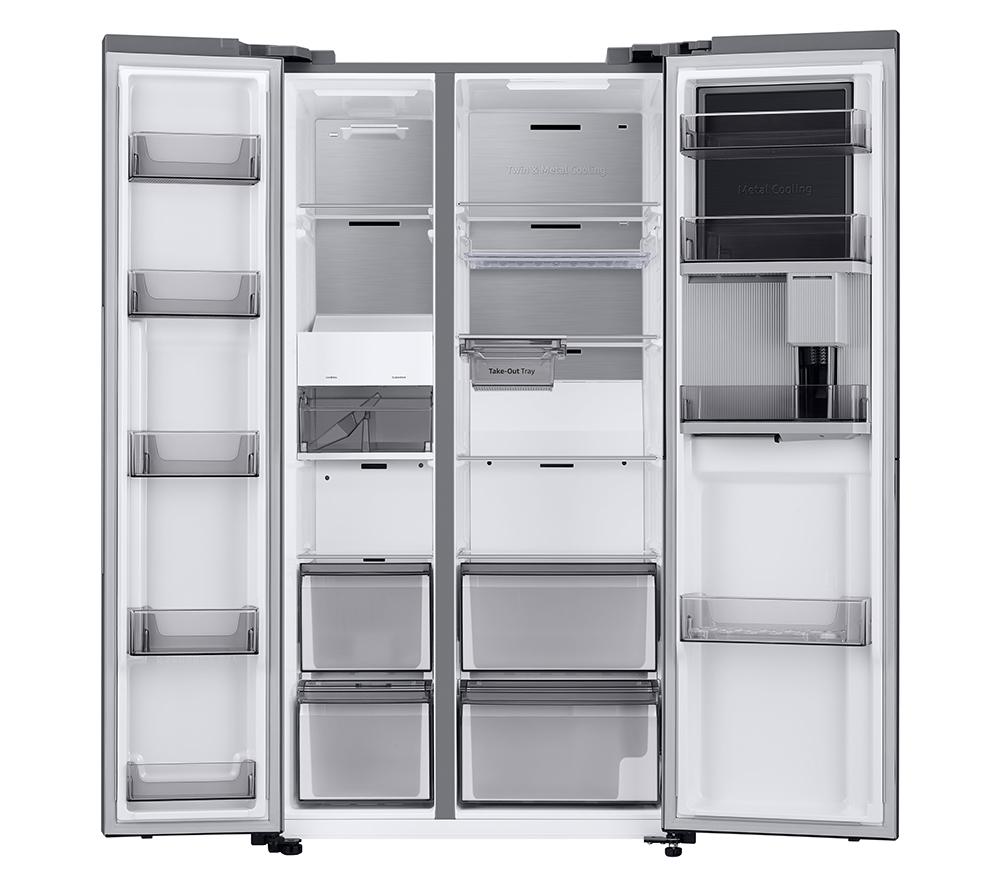 SAMSUNG Series 9 Beverage Center RH69CG895DS9EU Frigorífico americano inteligente con congelador - Plata
