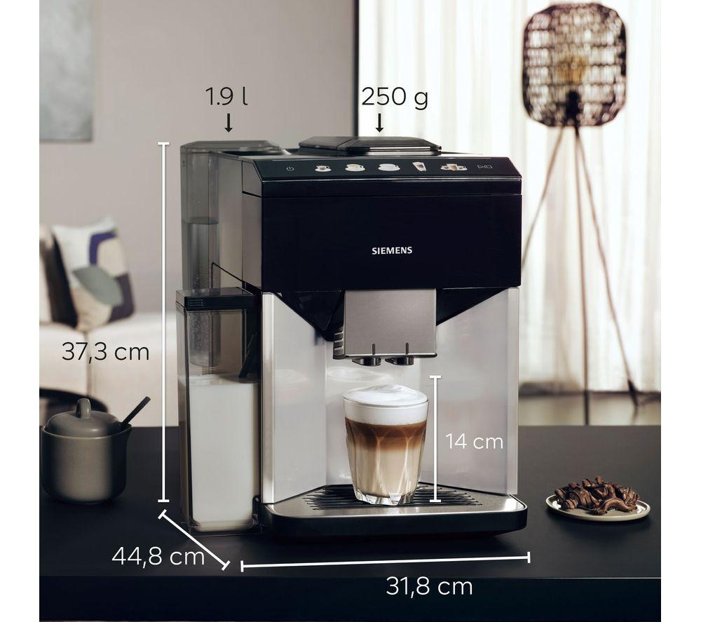 SIEMENS TQ513GB1 EQ500 Kaffeevollautomat – Schwarz & Edelstahl