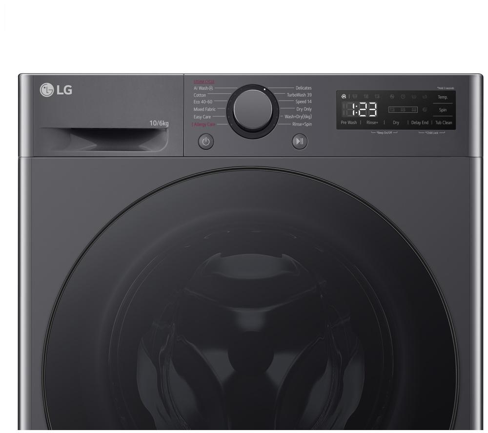 LG Series 4 Pro AI Direct Drive FWY706GBTN1 Lavasecadora de 10 kg - Gris Pizarra