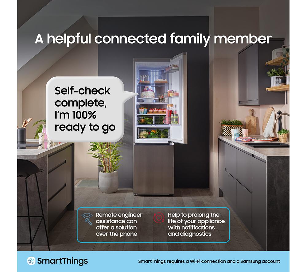Frigorífico Combi SAMSUNG Serie 6 SpaceMax RB34C632ESA/EU Smart 65/35 - Plata