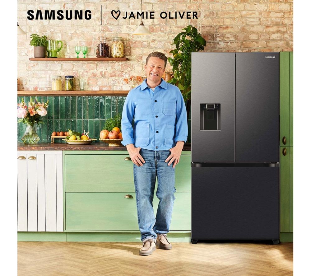 SAMSUNG Series 7 SpaceMax RF50C532EB1/EU Smart Fridge Freezer - Matte Stainless