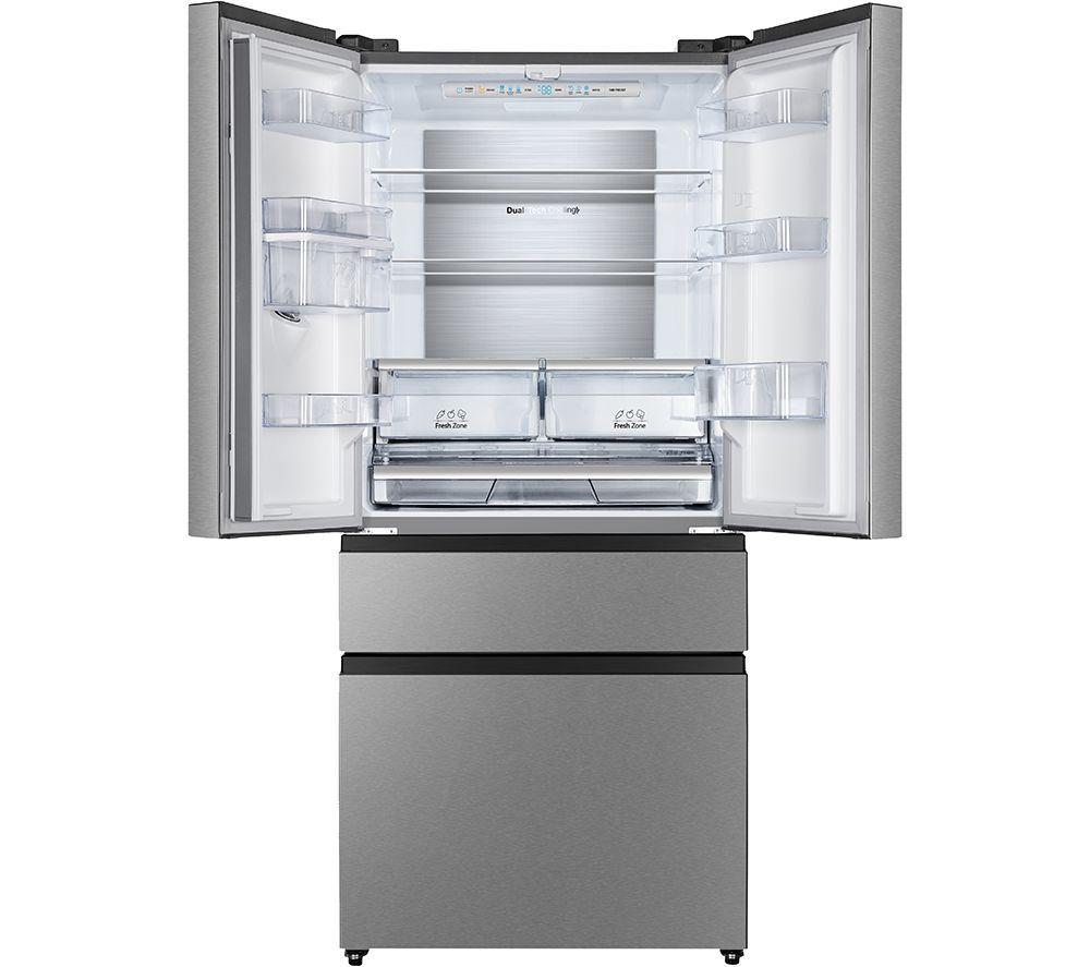 Frigorífico Americano HISENSE PureFlat RF540N4WIE - Acero Inoxidable