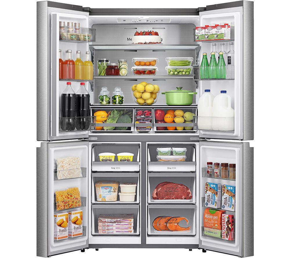 HISENSE PureFlat RQ758N4SASE Smart Fridge Freezer - Stainless Steel