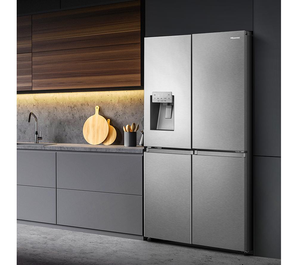 Frigorífico y congelador inteligentes estilo americano HISENSE PureFlat RQ760N4SASE - Acero inoxidable