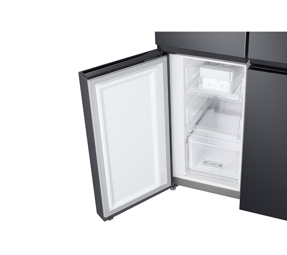SAMSUNG Series 8 SpaceMax RF48A401EB4/EU Fridge Freezer - Gentle Black Matte
