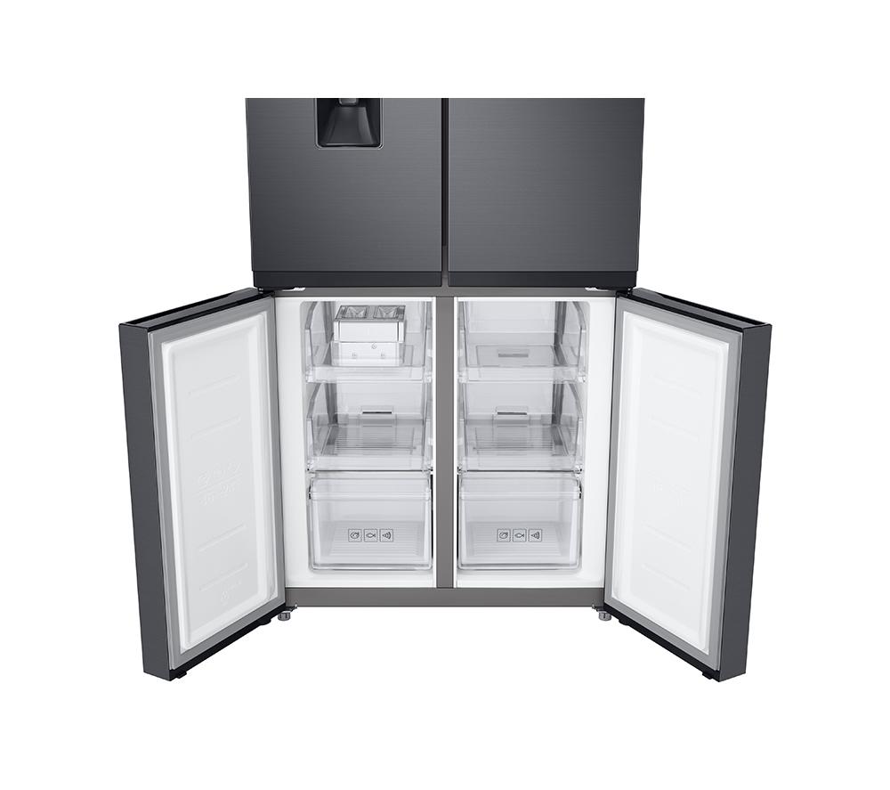SAMSUNG Series 8 SpaceMax RF48A401EB4/EU Fridge Freezer - Gentle Black Matte