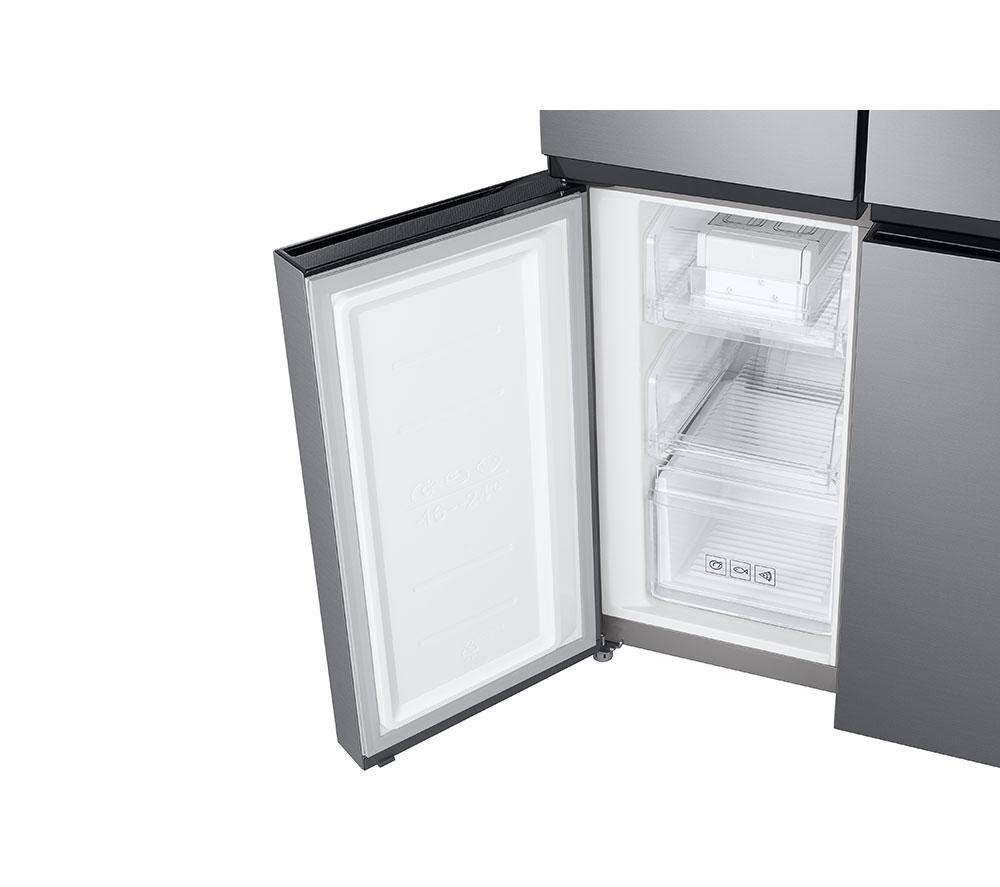 Frigorífico combi SAMSUNG Serie 8 SpaceMax RF48A401EM9/EU - Plata Mate Suave