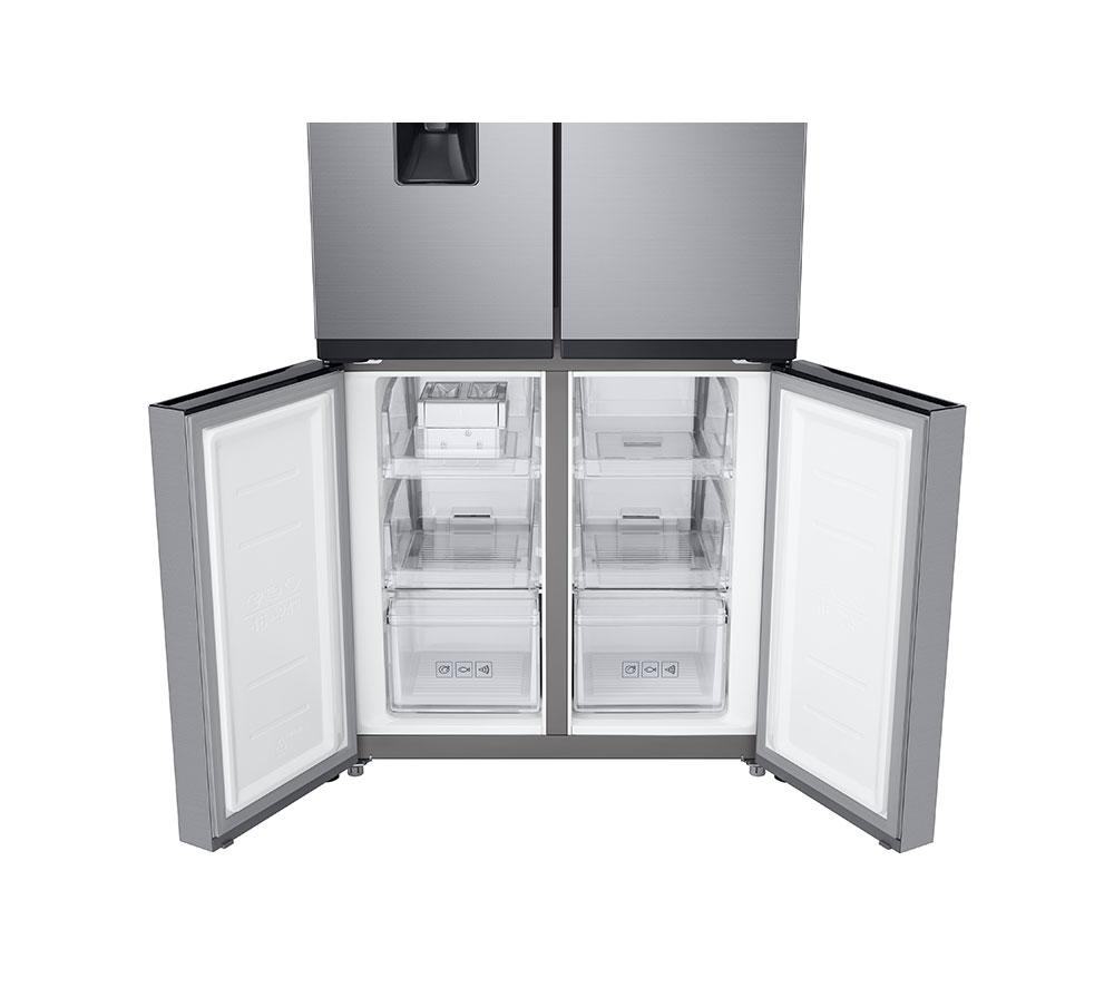 Frigorífico combi SAMSUNG Serie 8 SpaceMax RF48A401EM9/EU - Plata Mate Suave