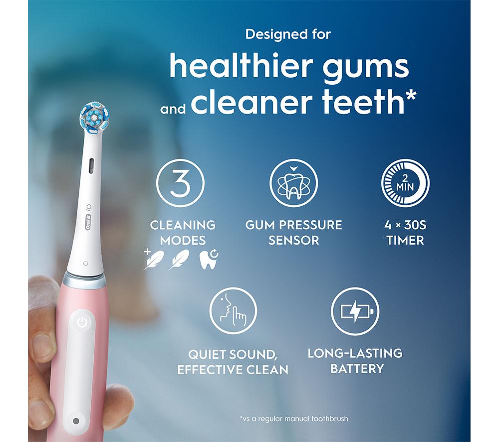 ORAL-B iO 3 Electric Toothbrush - Blush Pink