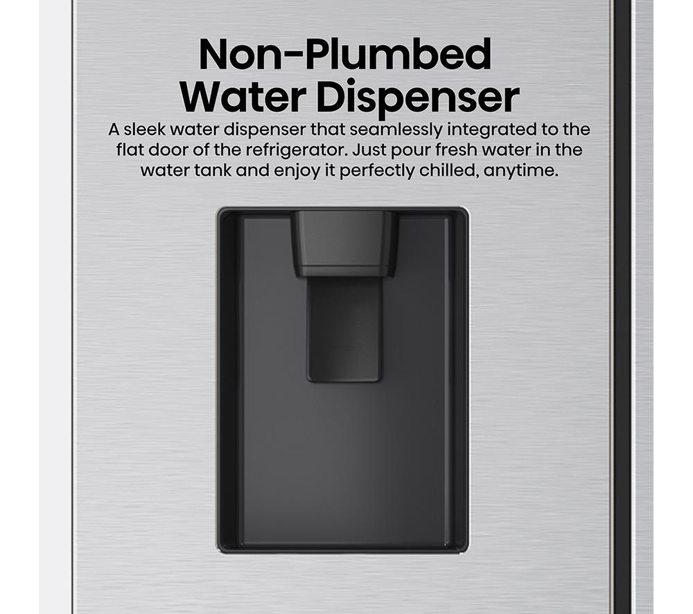 HISENSE PureFlat Slim RF632N4WIE Fridge Freezer - Stainless Steel