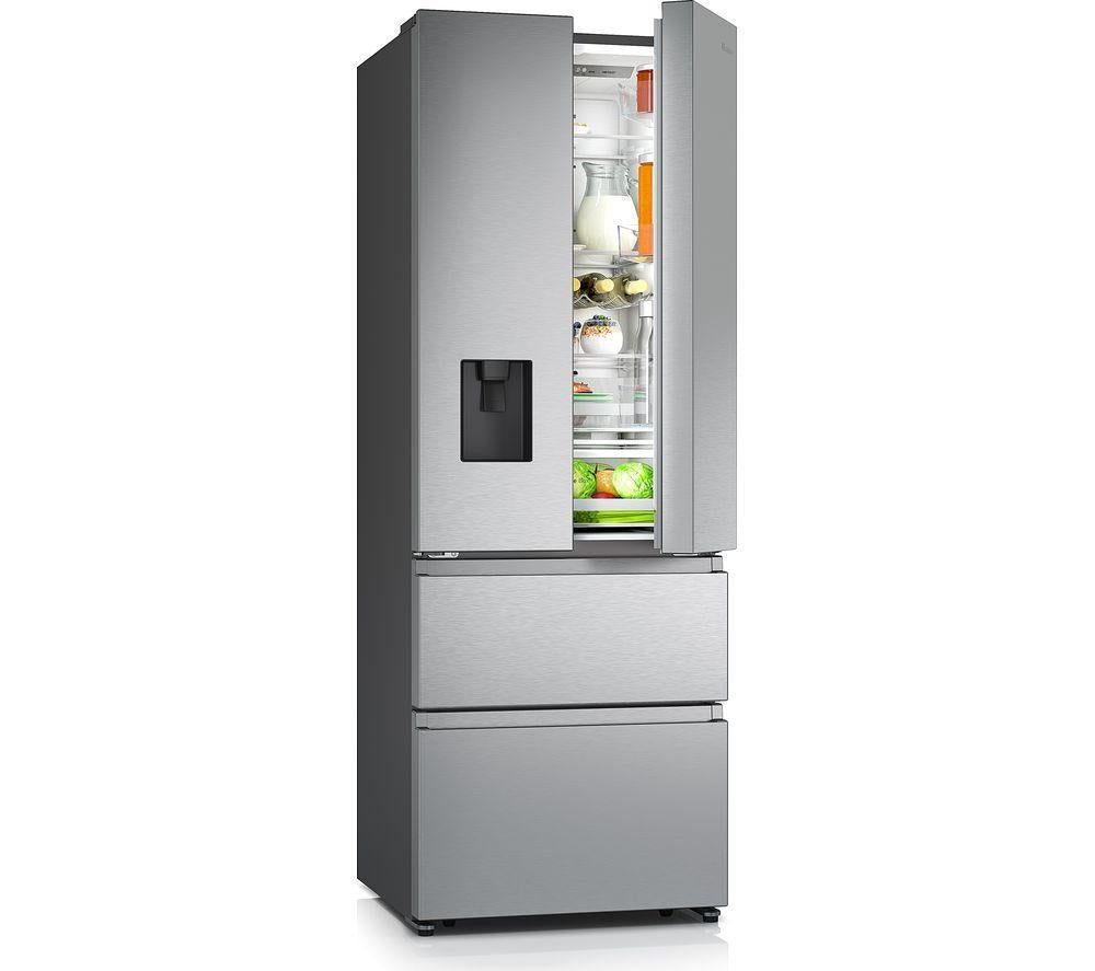 HISENSE PureFlat Slim RF632N4WIE Fridge Freezer - Stainless Steel