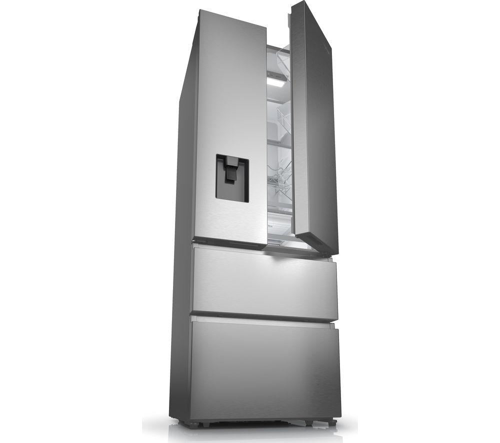 HISENSE PureFlat Slim RF632N4WIE Fridge Freezer - Stainless Steel